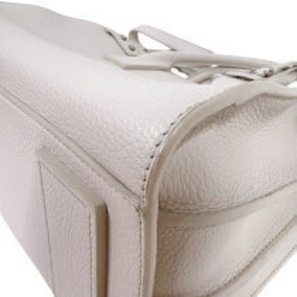 Saint Laurent Sac de Jour White Calfskin Tote Bag - Picture 10 of 11